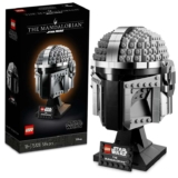 LEGO Star Wars The Mandalorian Helmet Model Building Kit, Collectible Display Set for Adults, 75328