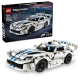 LEGO Technic Dodge Viper GTS-R Sports Car Toy – Model Kit w/ V10 Engine, Steering & Differential 42234