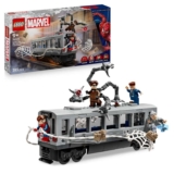 LEGO ǀ Marvel Spider-Man vs. Doc Ock Subway Train Scene – Play & Display Toy with 4 Minifigures – 76321