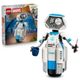 LEGO ǀ Marvel The Fantastic Four H.E.R.B.I.E. Figure – Collectible Toy Robot w/Accessories – Kids Room or Desk Decor 76339