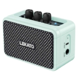 LEKATO 5W Wireless Rechargeable Mini Amp with CLEAN/OVERDRIVER Effects, Bluetooth 5.0 – BEI CAI -EU – FBA