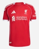LFC adidas Mens 25/26 Authentic Home Jersey, Size XS-S and 2XL