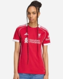 LFC adidas Womens 25/26 Home Jersey – Sizes 2XS XS S M L