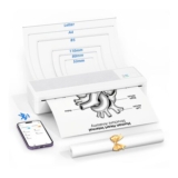 LFPERT Portable A4 Bluetooth Thermal Printer White