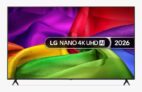 LG 75NU800B6LA (£50 JL Gift Card) (2026) LED HDR 4K Ultra HD Smart AI TV, 75 inch, Black 5 Year Warranty