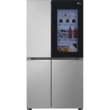LG InstaView GSVV80PYLL Wifi Connected Frost Free American Fridge Freezer – Prime Silver – E Rated 413980 (No Packaging / Push Marks)