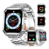 LIGE Military Smartwatch with 1.91 Display, IP68, 100 Sports Modes