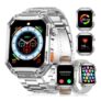 LIGE Military Smartwatch with 1.91 Display, IP68, 100 Sports Modes