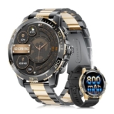 LIGEMI EF21-L Military Smartwatch, 1.43-Inch AMOLED, IP68, BT Calling