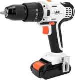 LIGO 20V Cordless Drive Drill with Impact, 2511 Torque Setting, 1/2 Inch, 2 Speed, with 2.0Ah Battery and Fast Charger (Drill)