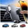 LISEN Best Car Phone Holder for Cars, Mobile Phone Holder Cars Air Vent, Ultra Stable Car Accessories – Sold by NoneSTOP / FBA