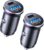 LISEN Cigarette Lighter USB Charger 2 Pack 12V Car USB C Adapter Socket 69W Metal Car Charger Fast Charge with voucher – B King FBA