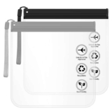 LOPHE Clear Travel Toiletry Bag TSA Approved, 20x20cm Airport Security Liquids Bag – Sold by Botoo / FBA – Prime Day Deal