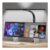 LOTTBUTY LED Desk Lamp with Clamp, 24W, Double Head