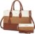 LOVEVOOK Laptop Bags for Women Work Handbags 15.6 Inch, PU Leather Ladies Tote Bag for Office School, Large Womens Shoulder Bag with Adjustable Straps & Clutch