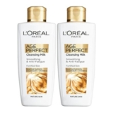 LOreal Paris Age Perfect Smoothing Cleansing Milk 200 Ml (Pack of 2)