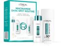 LOréal Paris Bright Reveal Niacinamide Dark Spot Routine, Niacinamide Dark Spot Serum UV Fluid SPF50, Visibly Fades All Types of Dark Spots: Post-Acne Marks, Hormonal Spots, Sun Spots & Age Spots