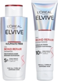 LOreal Paris Elvive Bond Repair Routine Set for Damaged Hair, Shampoo 200ml and Conditioner 150ml, Deep Intensive Hair Repair Treatment, Rebuild Broken Hair Bonds
