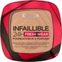 LOréal Paris Infallible 24H Fresh Wear Powder Foundation, 220 Sand