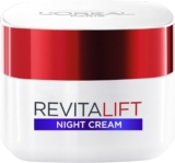 LOréal Paris Revitalift Hydrating Night Cream, Anti-Wrinkle Moisturising Formula to Reinforce Skin Elasticity, Smoother and Firmer Skin, Pro-Retinol and Elasti-Peptides, 50ml
