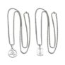 LSYYSL 2-Piece Fashionable Pendant Necklaces, Personalized Hip-Hop
