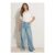 LTS Tall Blue Light Wash Wide Leg Palazzo Jeans