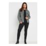 LTS Tall Grey Textured Shacket