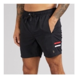 LUKE 1977 Mens Tapehead 2500 Swim Shorts Black
