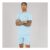 LUKE 1977 Mens Trousersnake T-Shirt and Shorts Set Light Blue