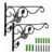 LUVDECO 2-Pack Hummingbird Iron Plant Hanger Brackets