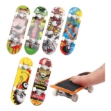 LUVDECO 6-Piece Finger Skateboards Set for Kids 6-12