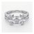 LUXURIANT Lab Grown Diamond Bubble Ring in Sterling Silver