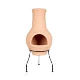 La Hacienda Molela Clay Chiminea (H) 83.5cm (W) 35cm – Free C&C