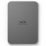 LaCie 2TB Portable External Hard Drive, 2.5inch, Space Grey, for Mac & Windows Rescue Data Recovery included