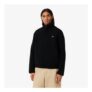 Lacoste High Neck Sherpa Jacket – Black