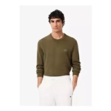 Lacoste Monochrome Crew Neck Cotton Sweater