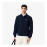 Lacoste Polo Collar Piqu Sweatshirt – Midnight Blue