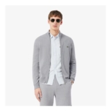 Lacoste Zipped High Neck Cotton Sweater