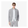 Lacoste Zipped High Neck Cotton Sweater