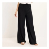 Ladies Black Tie Waist Trouser