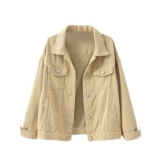 Ladies Denim Jacket, Oversized Autumn Coat