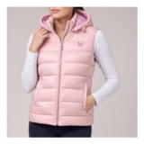 Ladies Floral Printed Crew Gilet