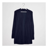 Ladies Navy Edge to Edge Cardigan
