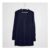 Ladies Navy Edge to Edge Cardigan