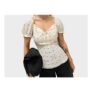 Ladies Polka Dot Puff Sleeve Top -Sizes 8 & 12