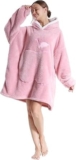 Ladies Shawl Collar Dressing Gown, Luxury Super Soft Fleece Bathrobe, Warm Cozy Loungewear, Oversized Design for Home & Nightwear