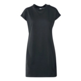 Ladies Turtle Extended Shoulder Dress Mini Dress Black by Urban Classics