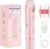 Lady Shaver for Women 2-in-1 Bikini Trimmer & Razor, 5400 RPM Rechargeable, USB-C, Wet & Dry Use, Electric Razor for Women Legs, Body & Intimate Areas Pink