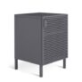 Landan 1 Door Bedside Table – Anthracite