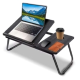 Laptop Desk with Foldable Legs & Cup Slot – Sold by Zhitaozhang Tool Store